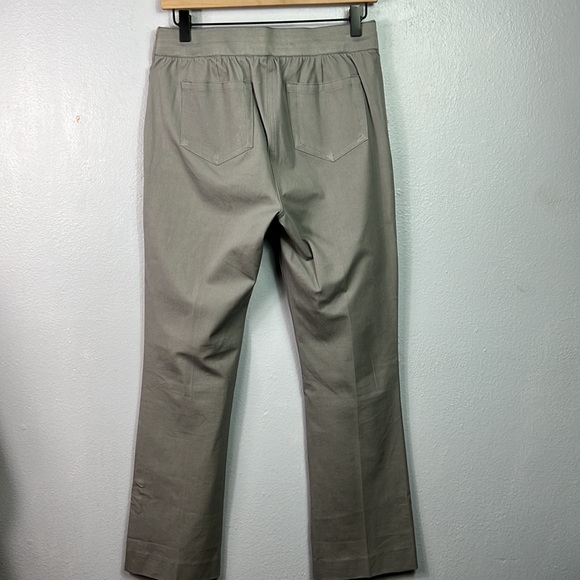 Soft Surroundings Gray Flat Front Elastic Back Pants Small - Picture 5 of 7